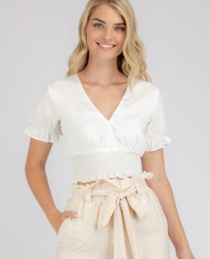 Lacey Waist Crop Top