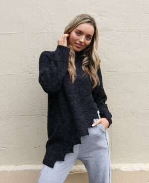 Porsha Step Hem Knit Jumper