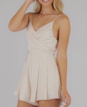 Carmel Wrap Tie Playsuit